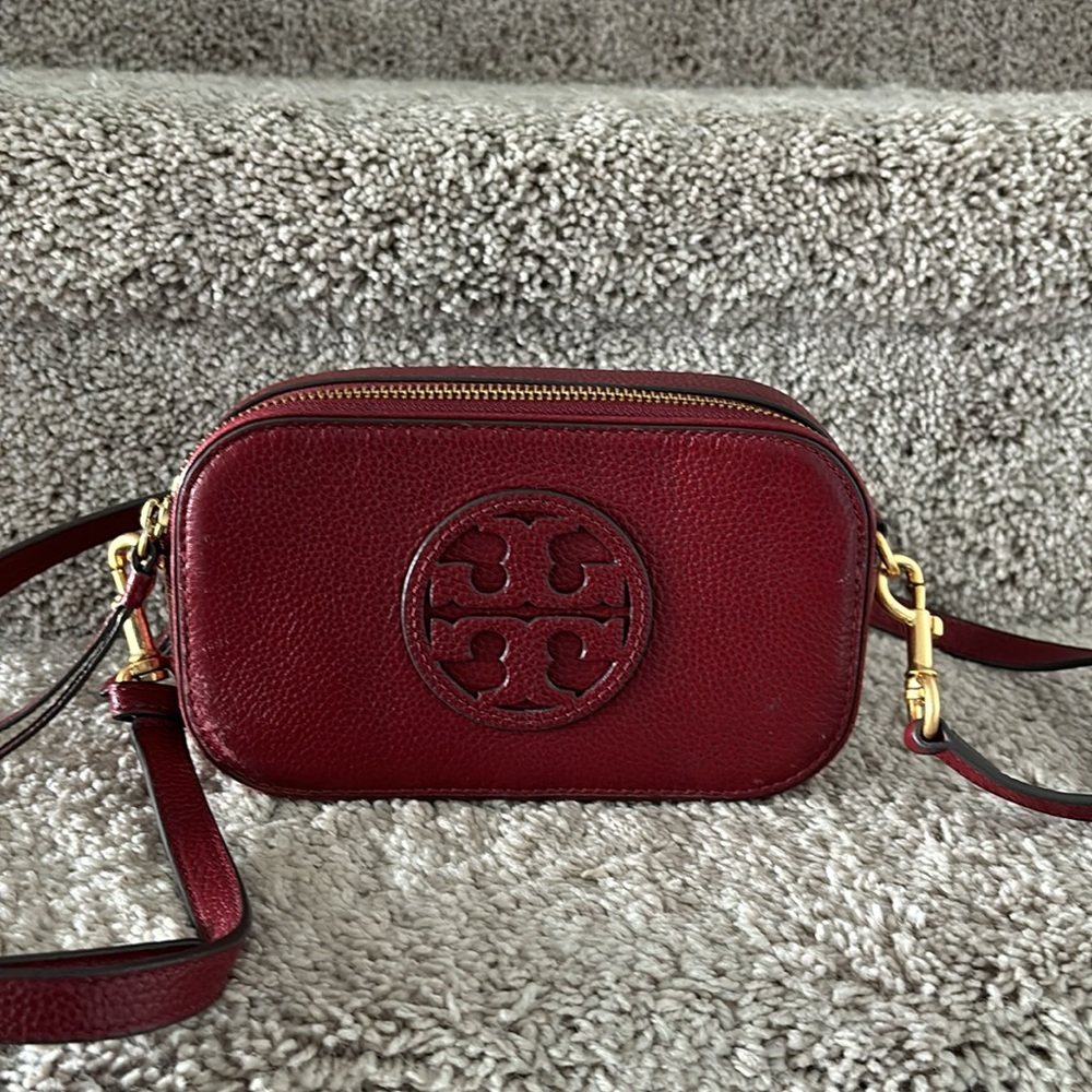 Tory Burch Miller Mini Leather Cross Body Bag - Picture 5 of 13